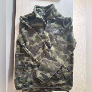 Eddie Bauer Boys Camo Fleece Pullover